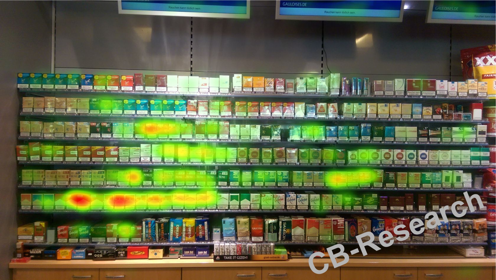 Heatmap Zigaretten